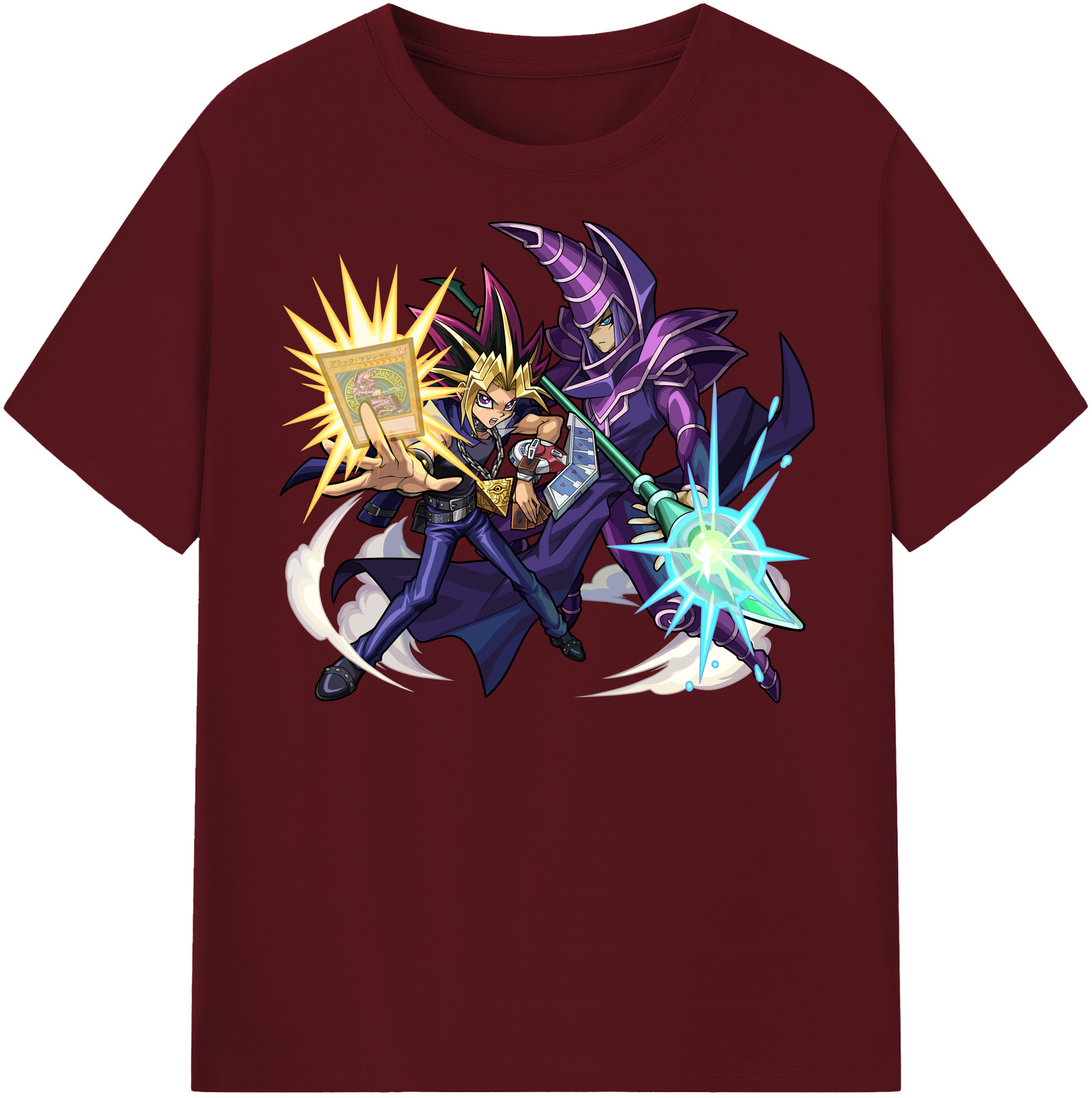（画像用） 遊☆戯☆王 Yu-Gi-Oh! 綿100％半袖Tシャツ（フロントプリント）